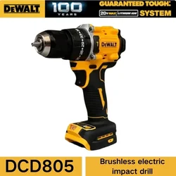 DEWALT-taladro sin escobillas DCD 805, taladro de impacto con batería de litio recargable, multifuncional, taladro eléctrico de mano recargable