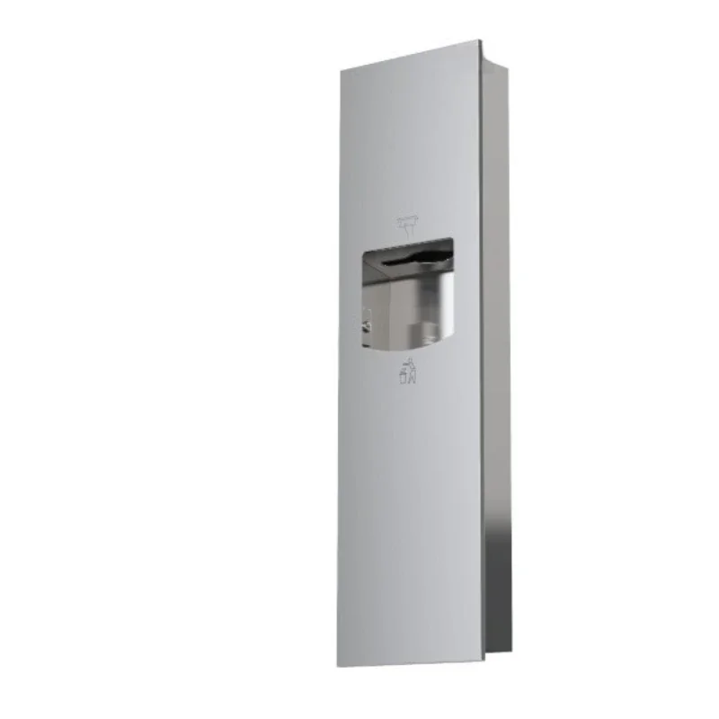 

Multifunctional two-in-one wall embedded pumping carton, hand carton trash can combination cabinet