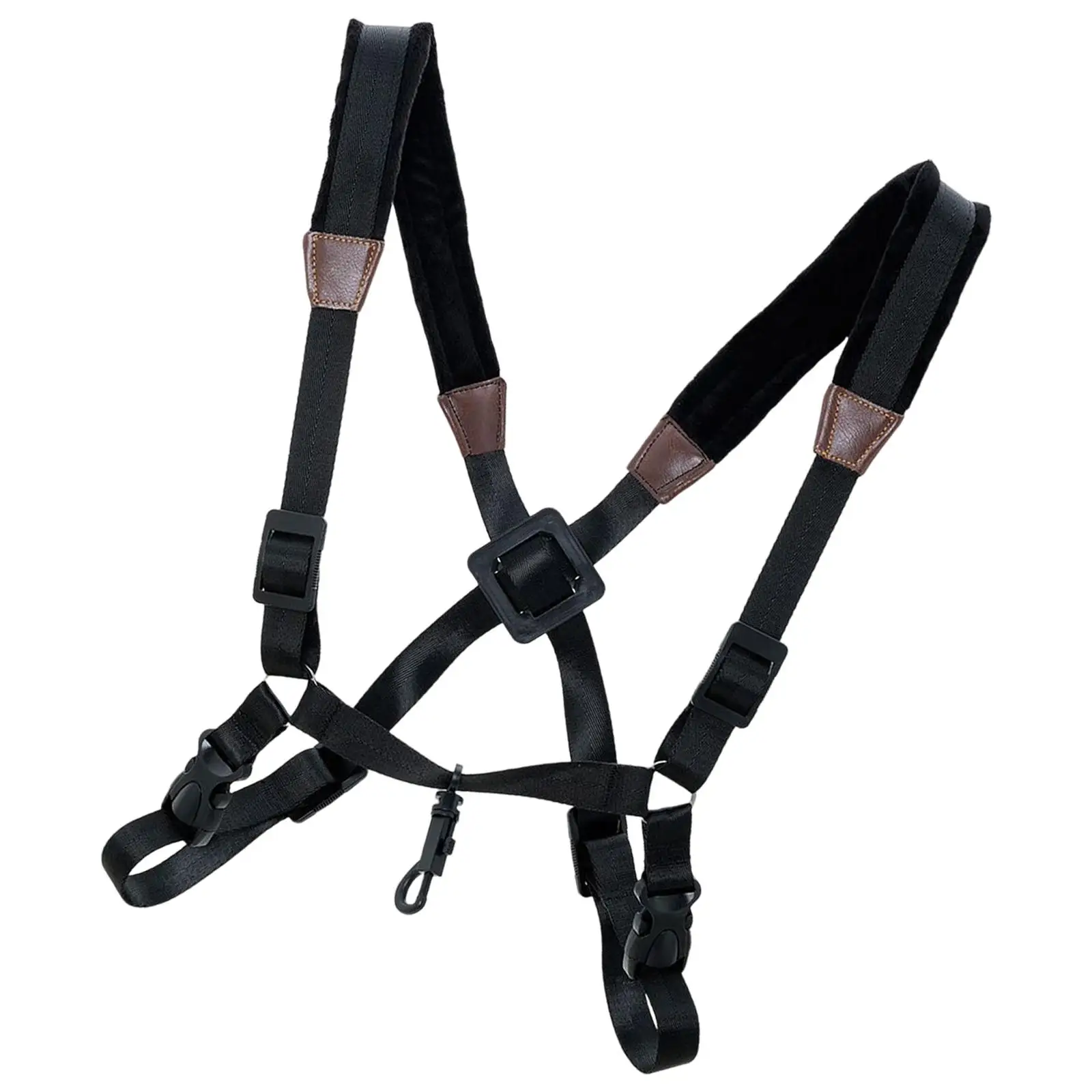 

Ergonomic Saxophone Harness Double Shoulder Padded Belt Breathability Sax Strap for Saxophone Alto Tenor Baritone Accessories