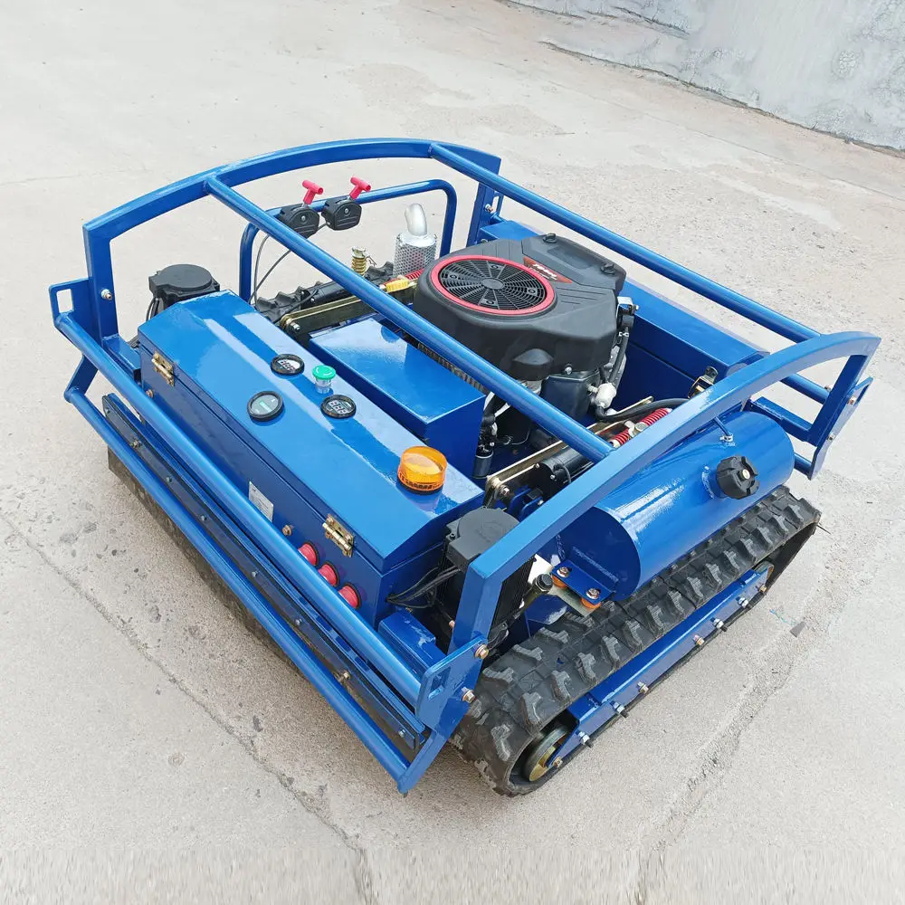 جزازة العشب التحكم في جزازة العشب RC منحدر جزازة العشب تتبع جميع التضاريس آلة القص الروبوتية للتحكم عن بعد