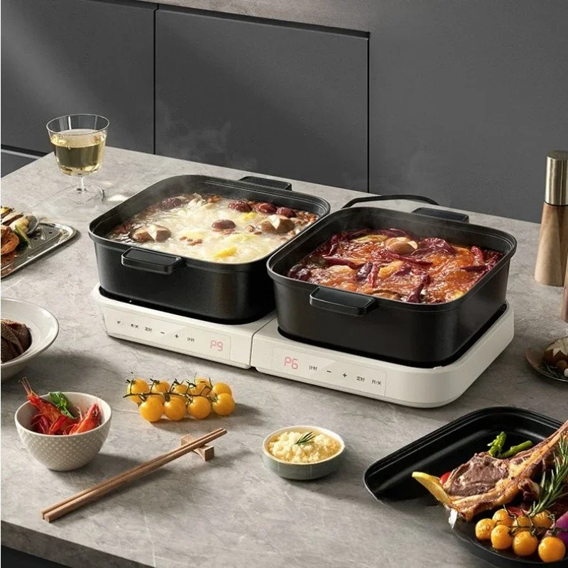 

Split mandarin duck large-capacity electric hot pot household electric pot electric cooking pot