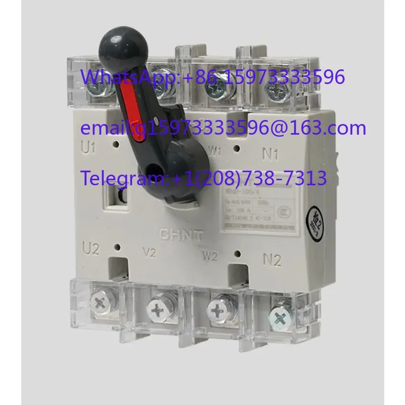Interruptor de Aislamiento NH40-63 125A-400A 3P/4P Desconectador Manual de Transferencia
