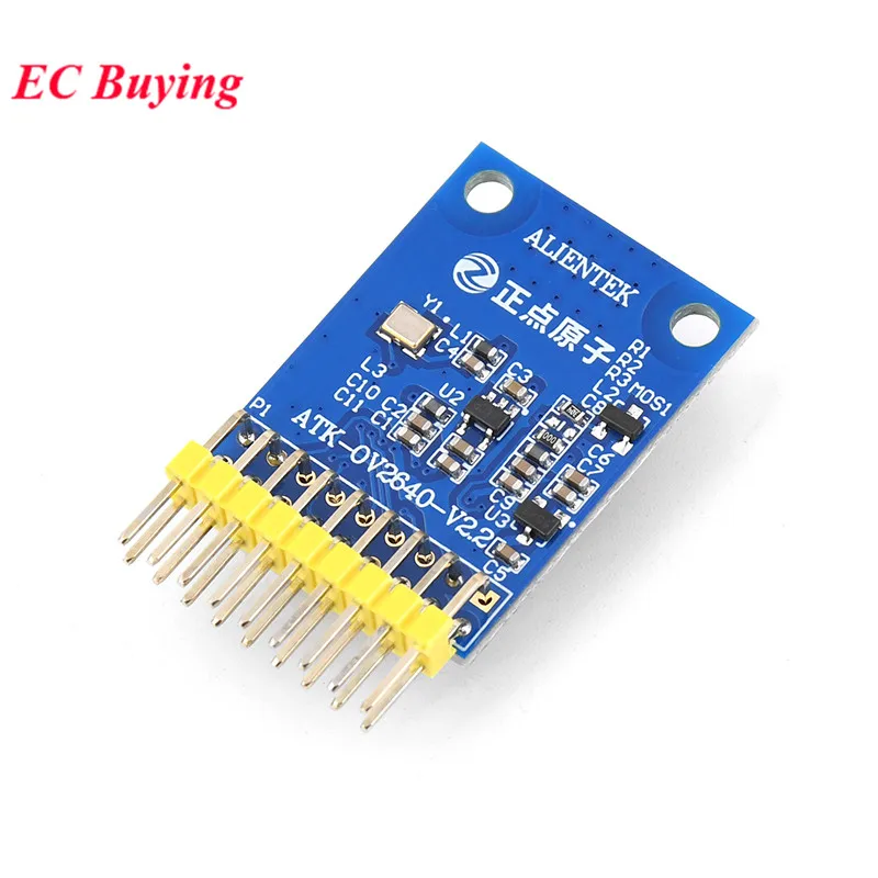 وحدة كاميرا OV2640 200 وات بيكسل 78 °   يدعم برنامج تشغيل لوحة التطوير STM32 F4 واجهة JPEG 3.3 فولت SCCB IIC I2C