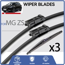 Erick's Wiper Front & Rear Wiper Blades Set For MG ZS EV ZX ZST VS 2017 - 2024 Windshield Windscreen Car Rain Brush 24