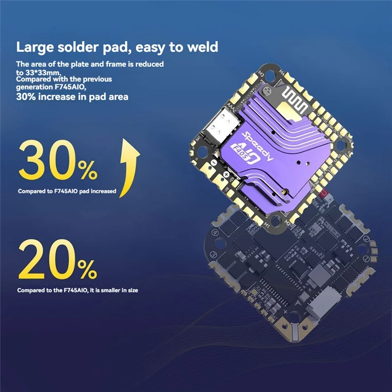 AK51-Per Speedybee F405 AIO Controllore di volo 40A Blue-Jay 3-6S Controller di volo integrato per droni FPV Freestyle