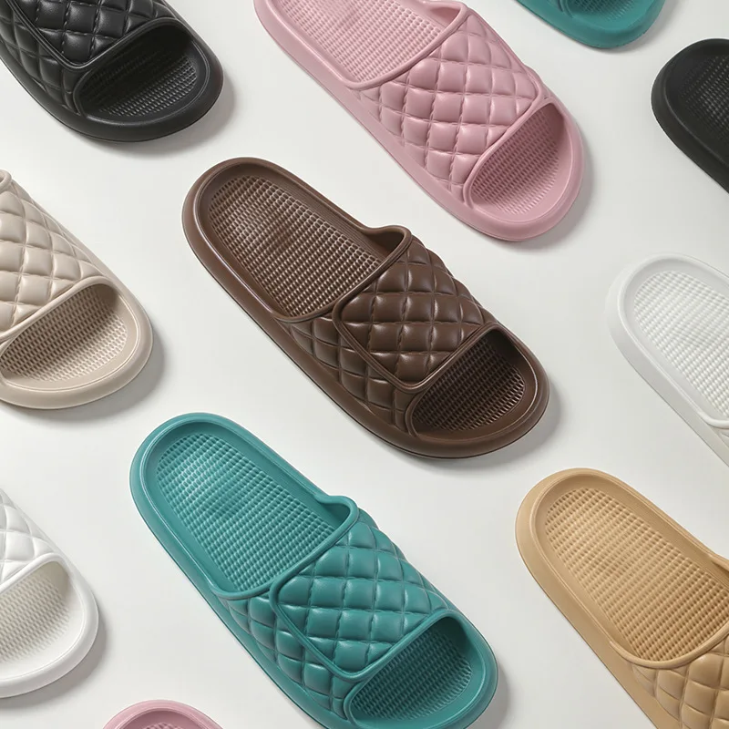 

Slippers women's 2026 new soft-soled cool shoes home men's bathroom slippers fashion slippers beach shoes women's slippers