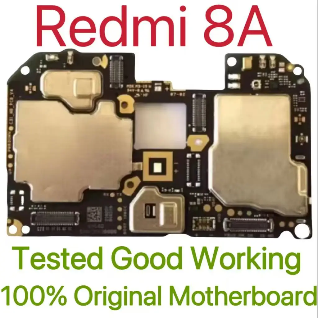 Global Version Original Unlocked Motherboard for Redmi 8A Tested Circuit Plate Main Logic Board for Redmi 8A