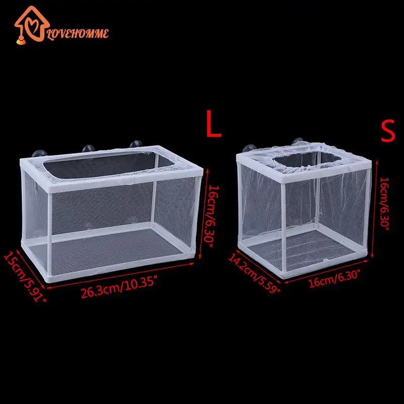 Fish Breeding Incubator Net Hanging Fish Hatchery Isolation Box for Aquarium