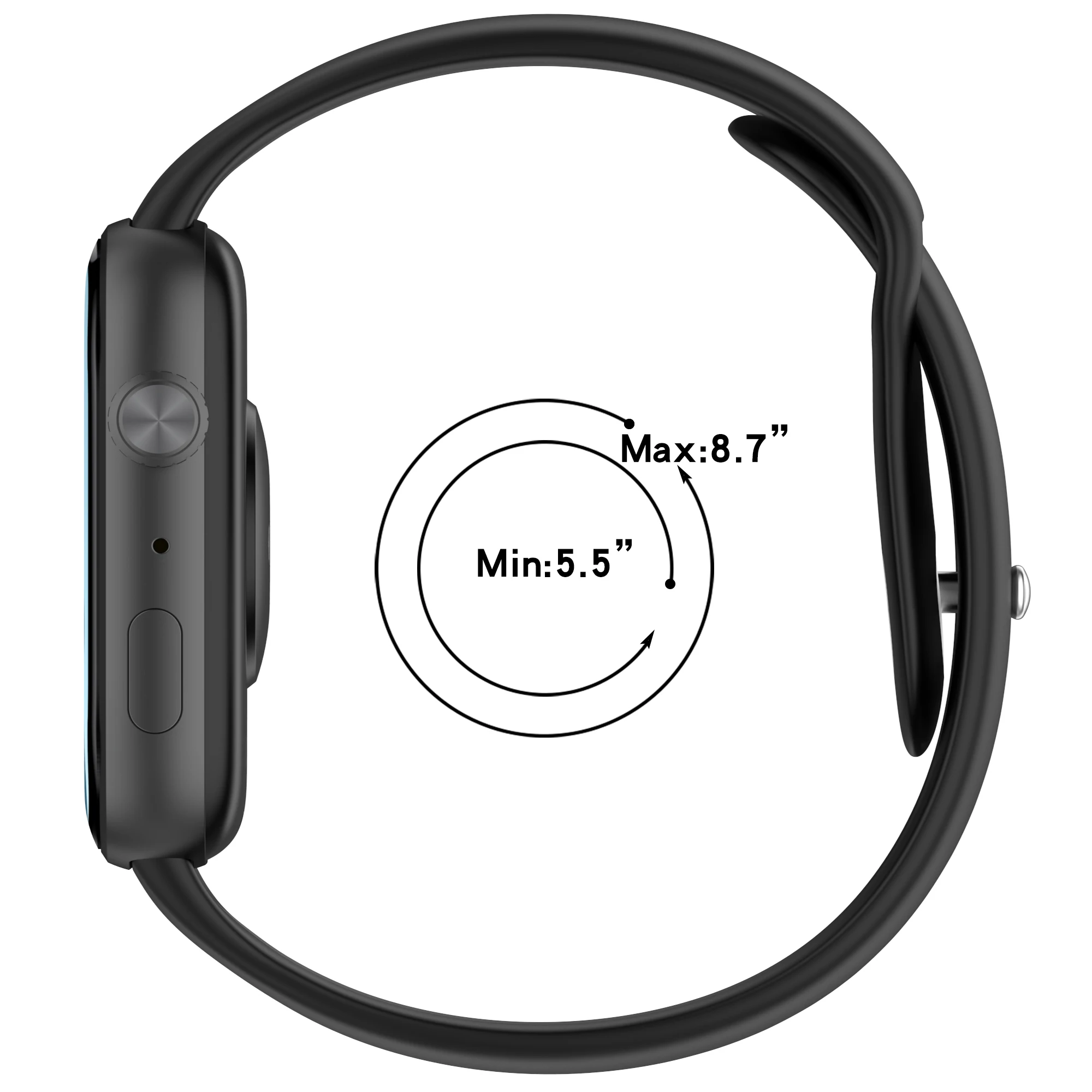 Silikon-Uhrenarmband für Honor Watch X5i, Smartwatch-Armband, Schnellverschluss für HonorX5i, Zubehör-Ersatz – Detail 25