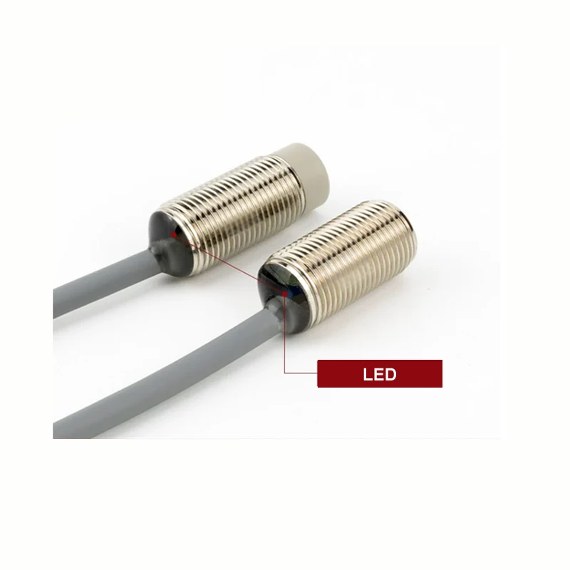 M12 Short Housing Inductive Positioning Sensor DC10-30V 3-wires Narrow Space Installation