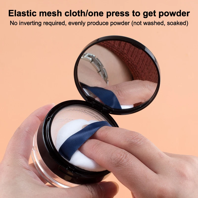 5/10g Empty Air Cushion Puff Box With Powder Puff Mirror Elastic Mesh Portable Makeup Case Container For Loose Powder