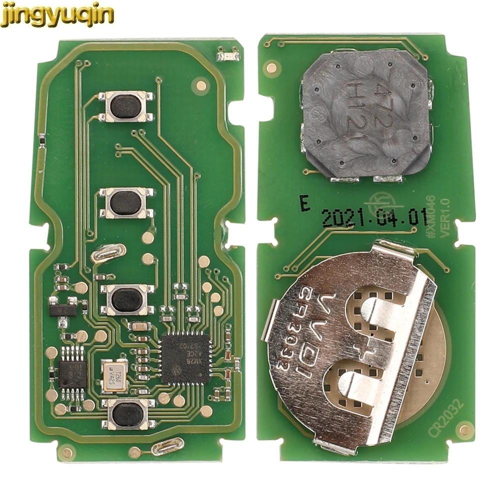 Jingyuqin-miniherramienta de llave VVDI2 Plus Max para Toyota, 8A, 4D, Xhorse, VVDI, XM, Control remoto inteligente, compatible con renovación y