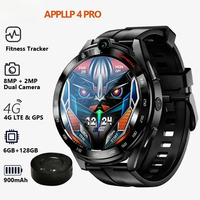 4G Android 11 Smart Watch LOKMAT APPLLP 4 PRO 6+128GB Sports Health Monitoring GPS Positioning Smart Watches