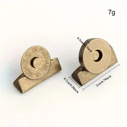 3Pairs Magnetic No sewing required Matal Snap Fasteners , 20x7mm, 4 Colors, For DIY Craft Projects, Sewing, DIY Bag Accessory