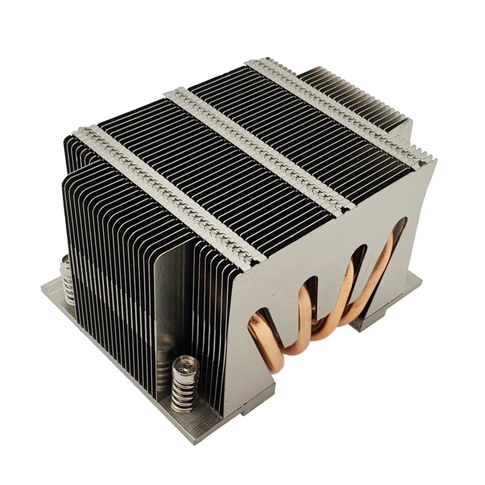 Original FOR X79 X99 LGA 2011 2011-3Pin CPU Server CPU Heatsink Rectangle DIY Modification Heat Sink CPU Cooler Radiator 10.7cm