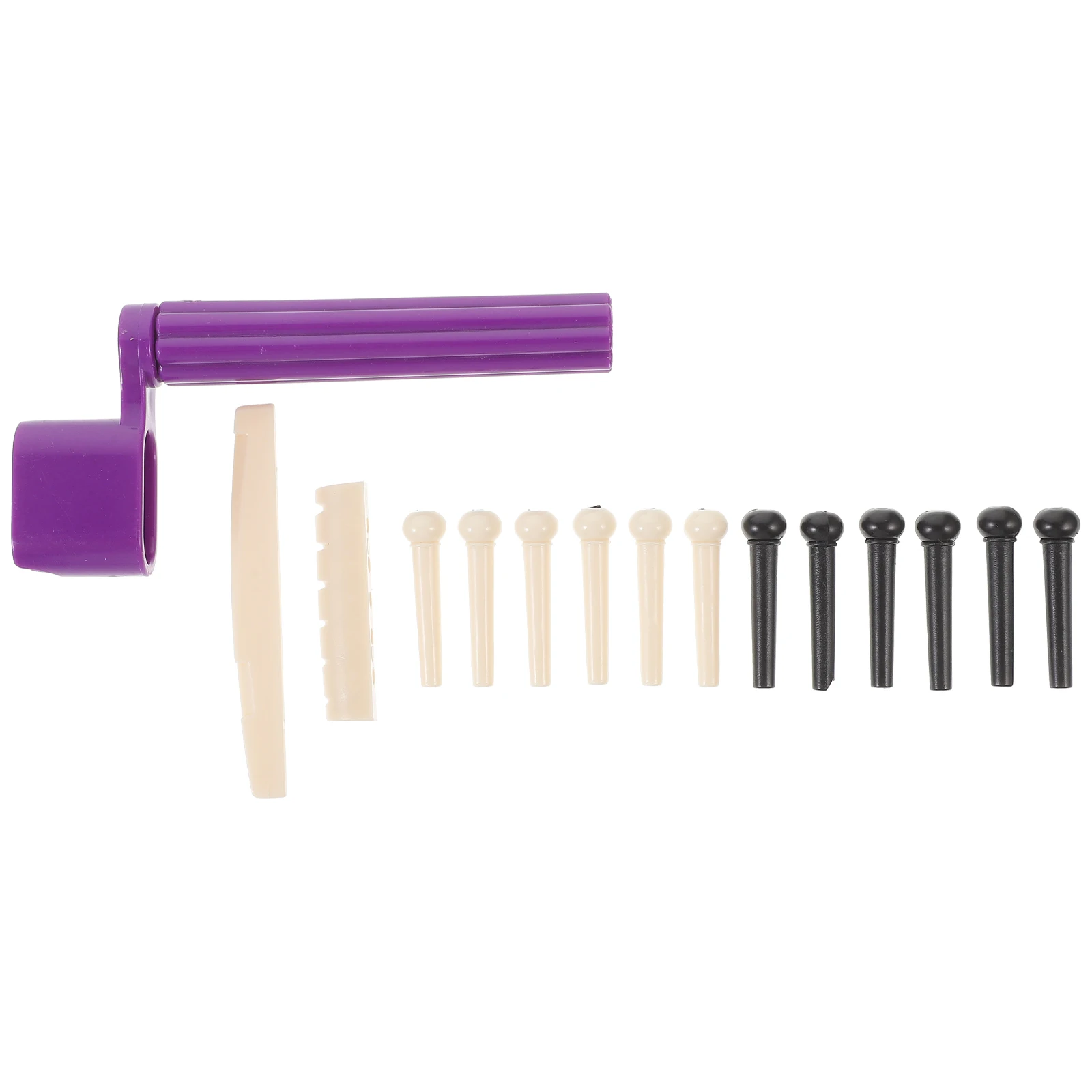 

1 set Accessory Acoustic Saddle Nuts Tool Kit Guitar Repair Accessories Winder Bridge Pin Repair Parts Guitar Components Strings