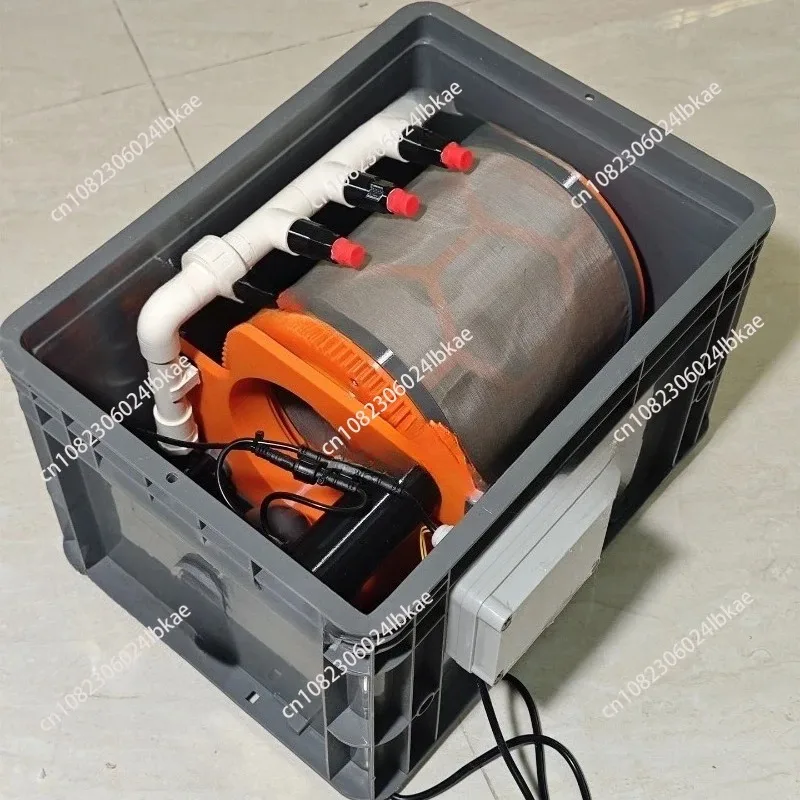 Fish Tank Filter Automatic Backwashing Sewage Circulation System 10000 Flow Fish Pond Conversion Micro Filter Plastic