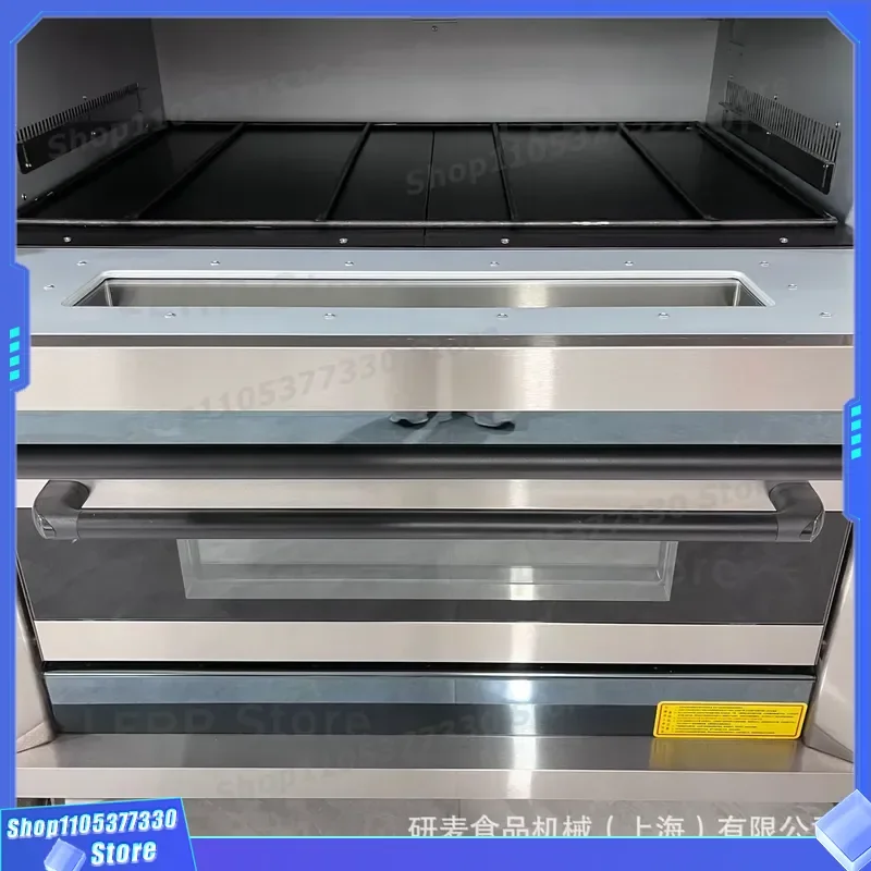 Commercial Double Layer Gas Oven 4 Plate Natural Gas Baking Stove Three Phase Pizza Oven European Standard for Restaurant