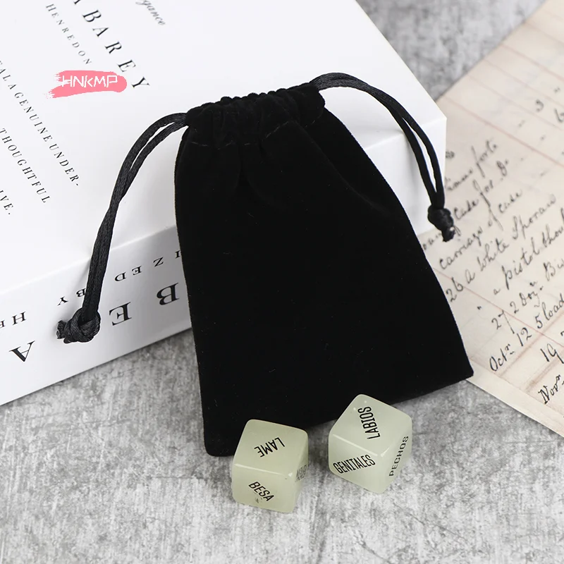 2/3 قطعة/المجموعة مضيئة الكبار زوجين الجنس النرد لعبة اللعب الذكور والإناث يمزح النرد وهدايا غرفة نوم الكبار