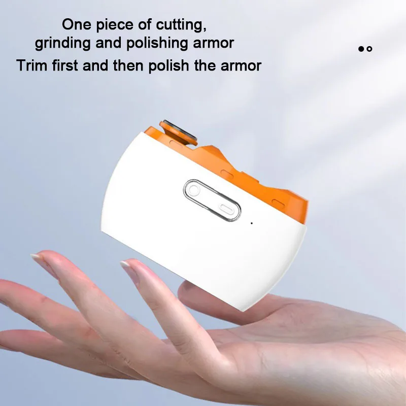 New 2 in 1 Automatic Electric Nail Clipper Electric Nail Cutter Electric Nail Clipper Scissors Cutter with Light DDZJD01
