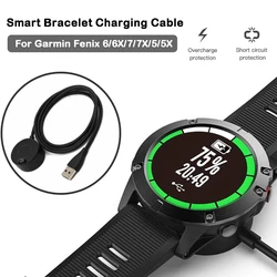 1M USB Charging Cable Data Cord Charger For Garmin Fenix 7 7X Pro 6 6X Pro 5 5X Plus Epix Pro Gen 2 Smart Watch Accessories