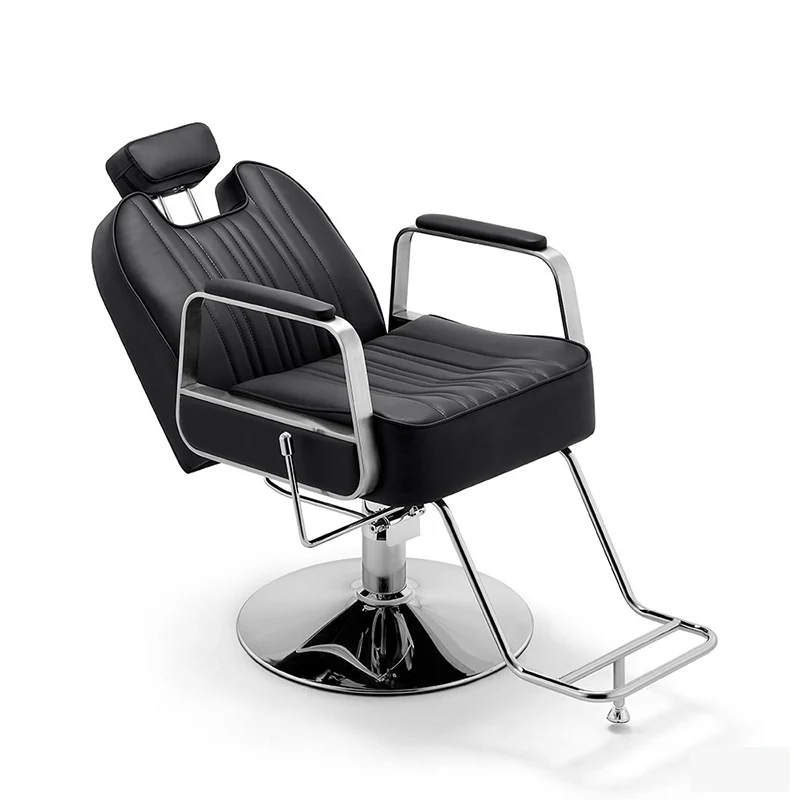 Luxury Swivel Barber Chair Pedicure Makeup Shampoo Cosmetic Barber Chair Hairdressing Saddle Cadeira De Barbeiro Salon Furniture