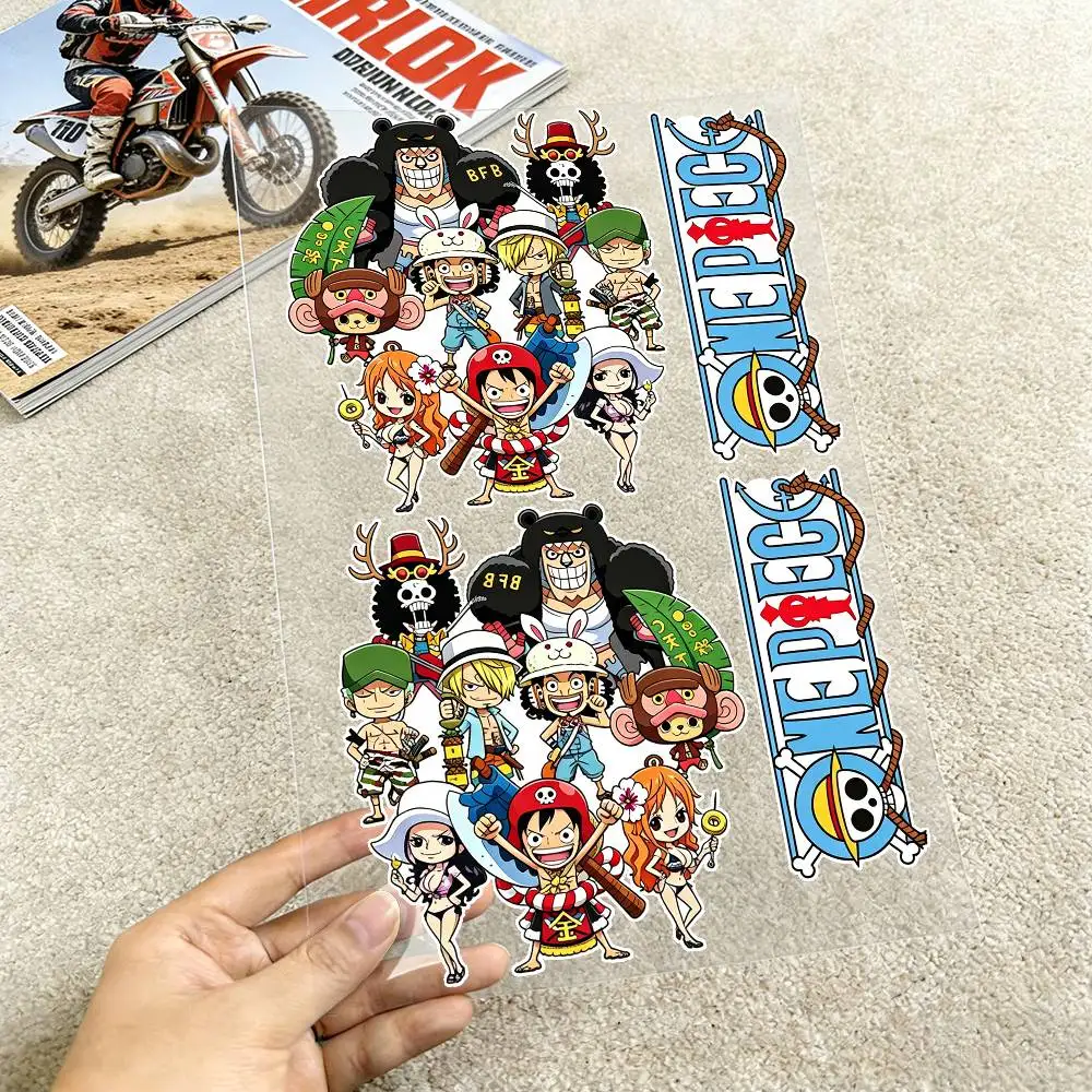 

One Piece Waterproof Reflective Motorbike Stickers Easy Peel Removable Decals for Motorcycle Car