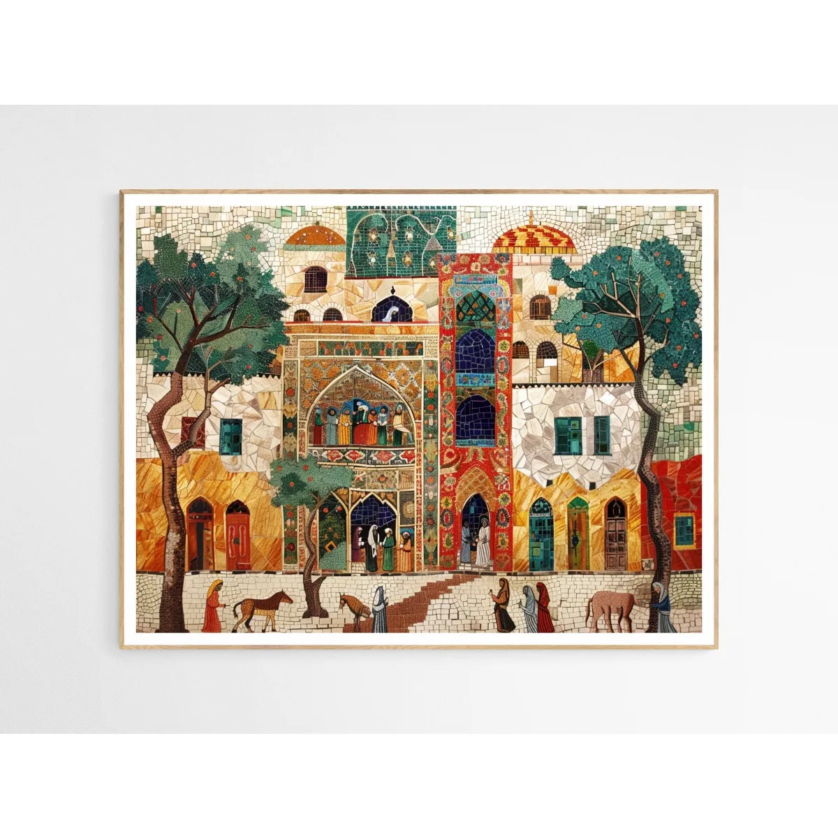 

500/1000/1200/2000PCS Puzzle Traditional Islamic Architecture Jigsaw Modern Home Decor Family Interactive Gift Holiday Gifts