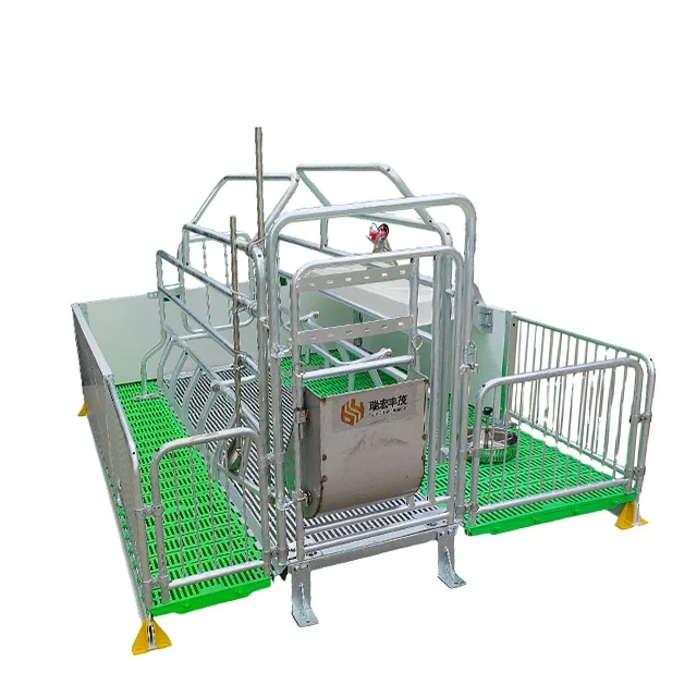 12.5 Hot sell Chinese Factory Complete Pig Farrowing Crate Maternity Cages for Sow Childbirth and Pigs for Farm Use Direct