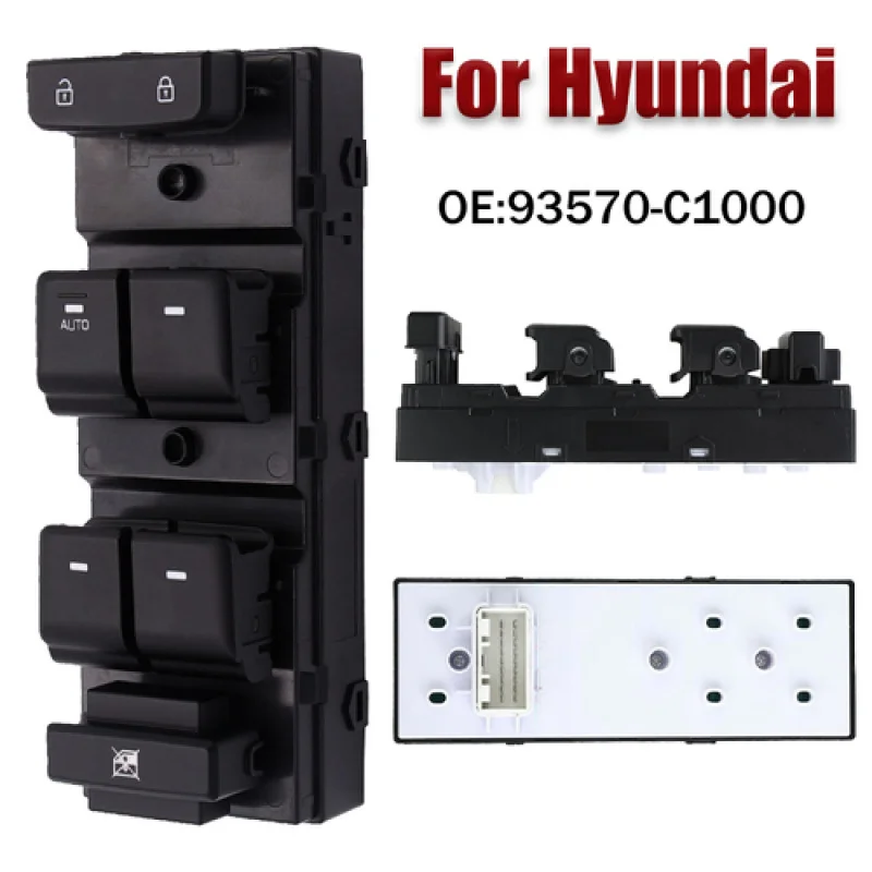 

A + ABS переключатель управления стеклоподъемником автомобиля 93570-C1000 для Hyundai Sonata 2015-2019