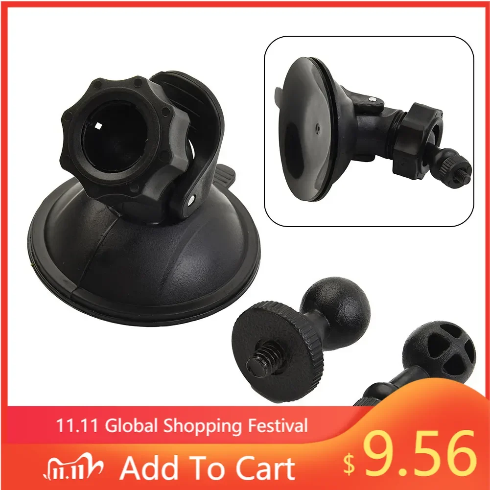 

Car Driving Recorder Mount DVR Bracket Screw Connector Rack DV GPS Camera Stand Holder 4mm+6mm Suction Cup Car Accessories