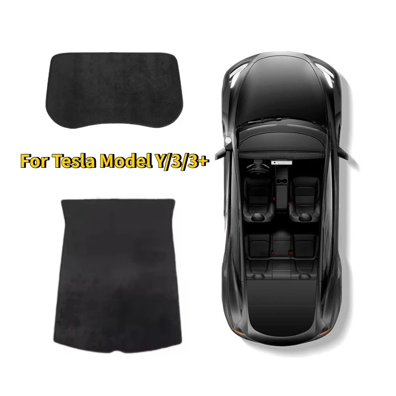 

Фланелевые передние и задние коврики в багажник для Tesla Model Y/3/3+ Highland 2024 2025--UP, противоскользящие подушечки, всепогодные аксессуары для салона автомобиля