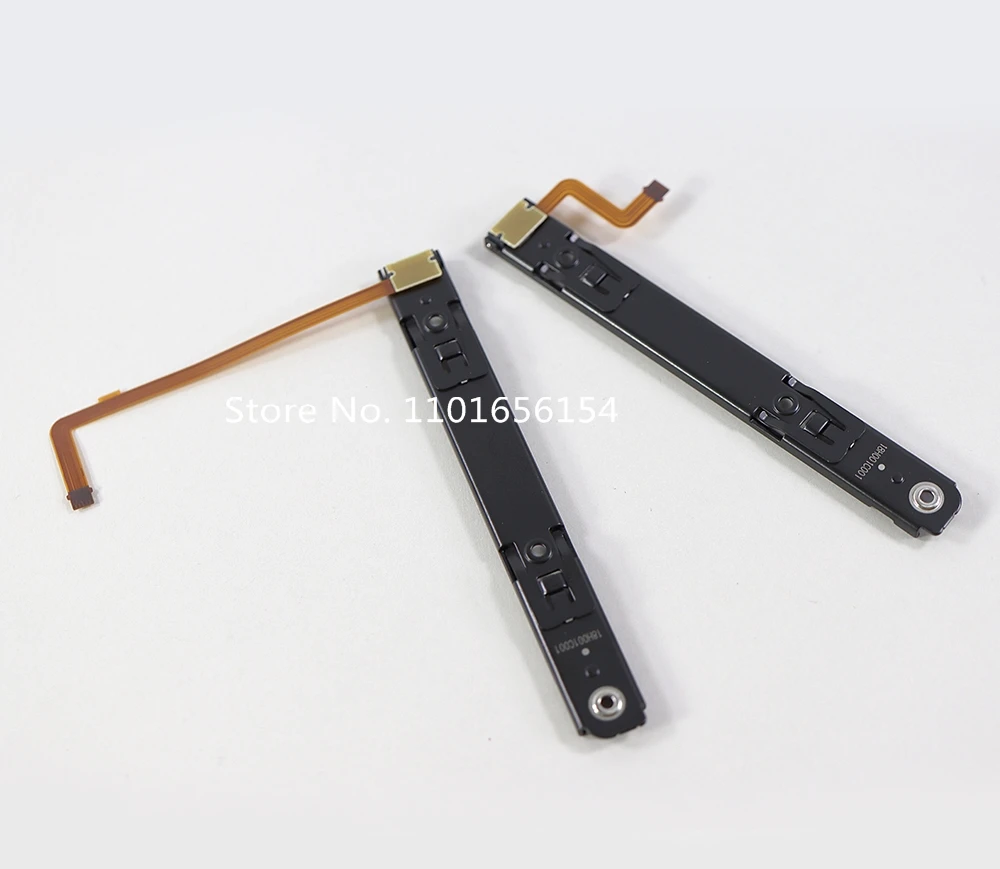 20 قطعة استبدال السكك الحديدية المنزلقة اليسرى اليمنى مع كابل مرن لوحدة التحكم نينتندو سويتش Oled