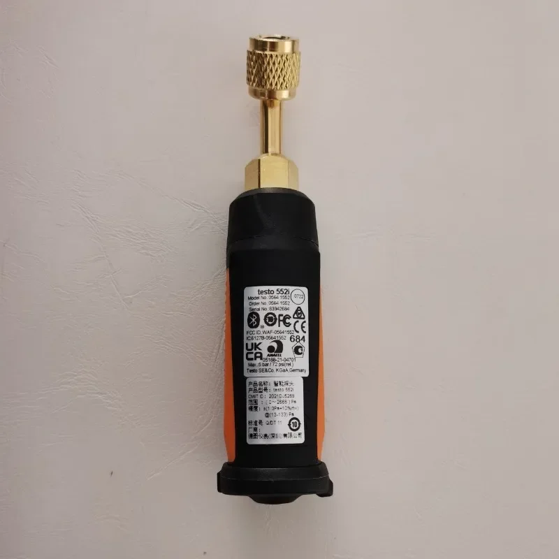 Testo 552i App-Controlled Wireless Vacuum Probe Clamp Temperature  Kit  915i Manifold