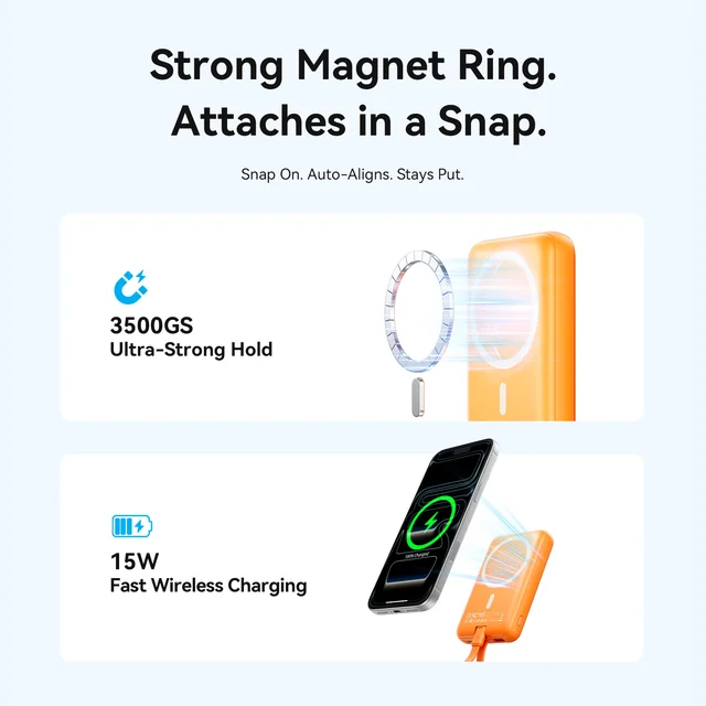 Vention 10000mAh 22.5W Magnetic Power Bank