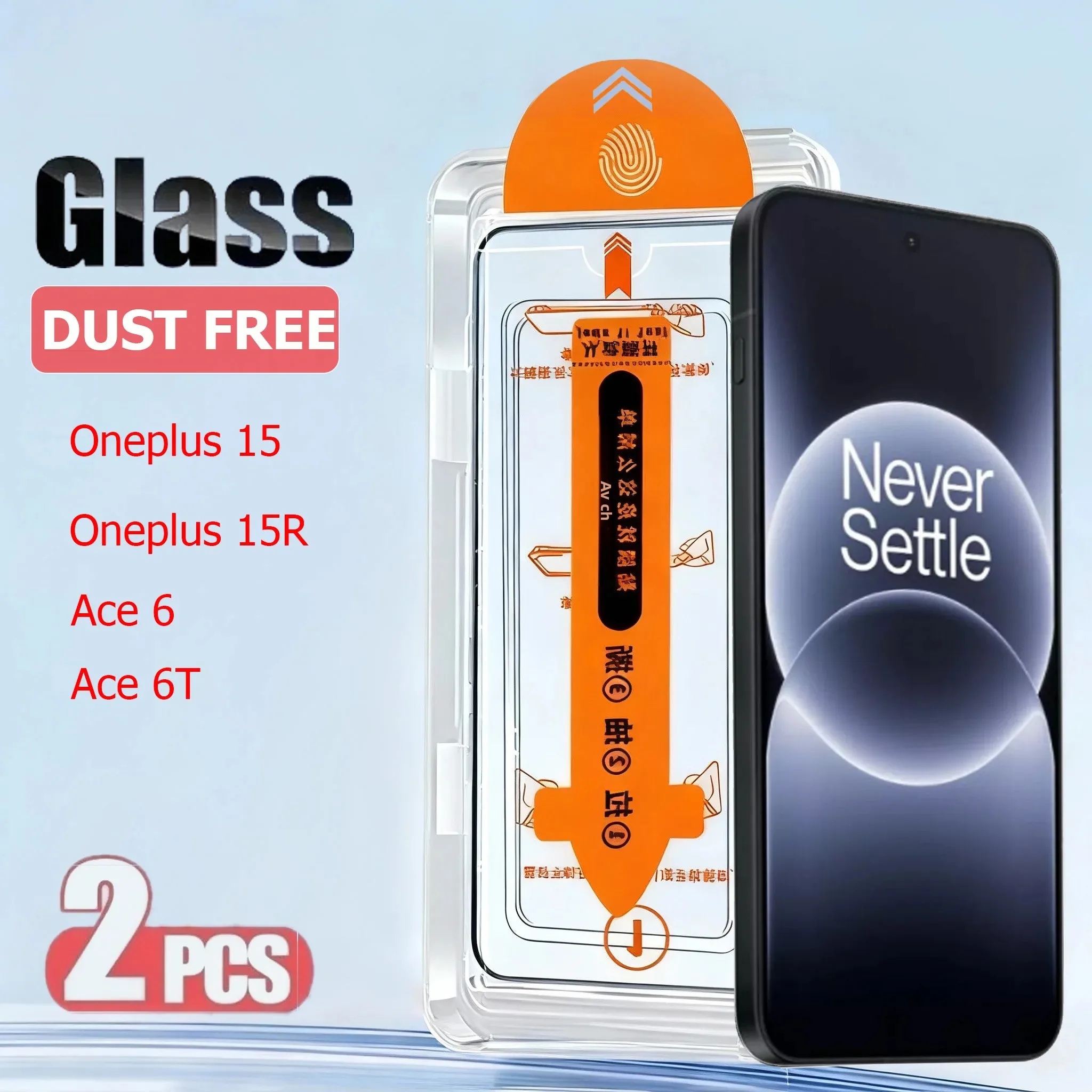 

Защитная пленка для экрана OnePlus 15R 15 ACE 6 6T, закаленное стекло, полное покрытие, противоударная, прозрачная защита HD для OnePlus 15 15R