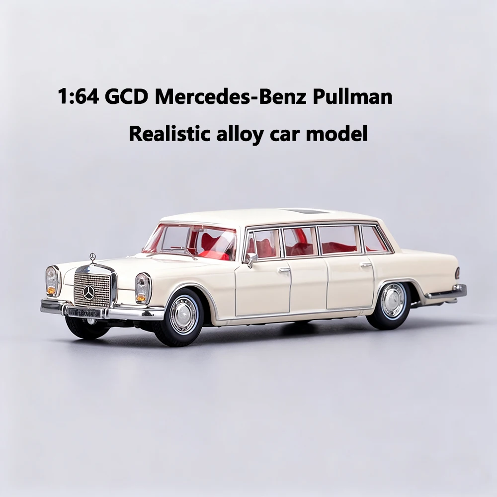 

1:64 Scale Model Car For Benz 600 Extended Edition Car Alloy Die-Casting High Simulation Car Model Decoration Collection Toys