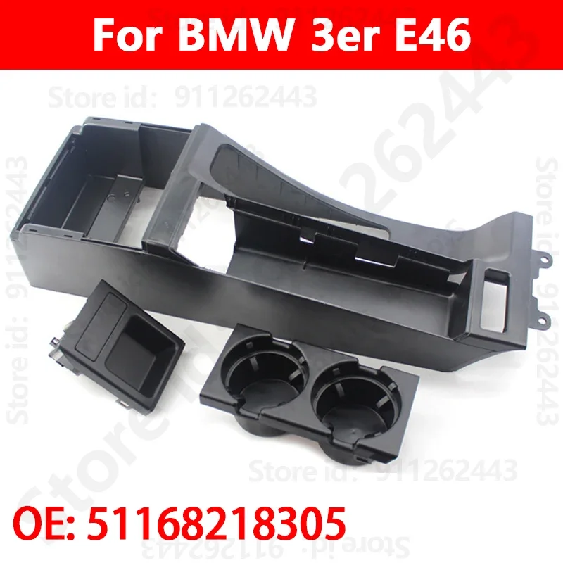 For BMW 3er E46 Center Console Trim Base Left Right 51168218305 Car Interior Accessories