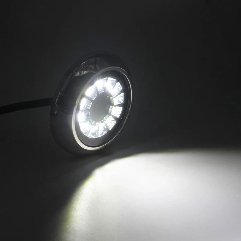 New Arrival Dual Color Strobe Waterproof Underwater Led Boat Light 12V