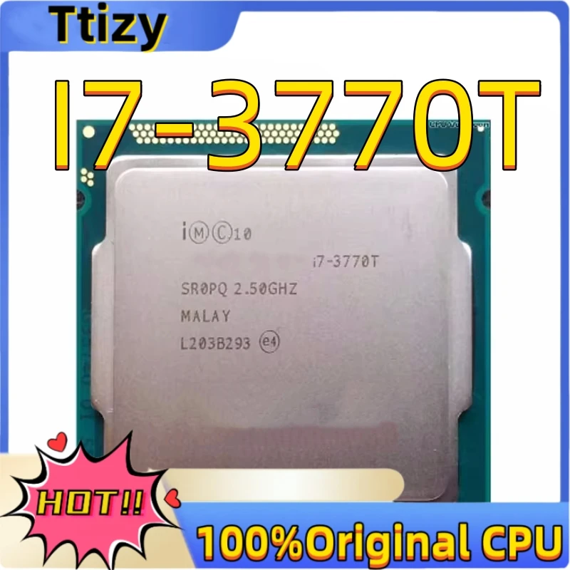 Core For i7 3770t I7-3770T 2.5GHz 8M SR0PQ 45W quad-core desktop Processor CPU Slot LGA 1155 Pin