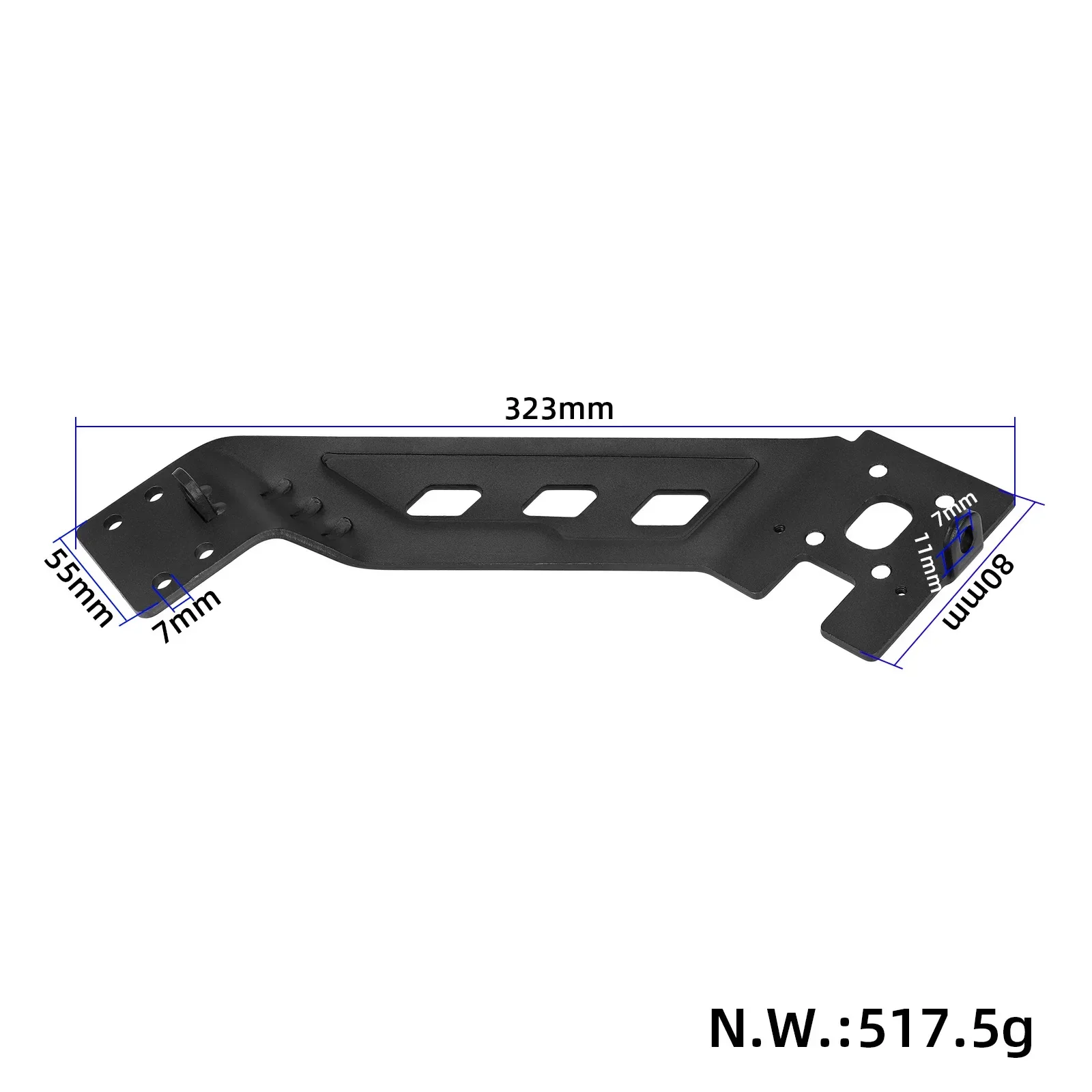 Forged Aluminum Frame Beam Left Right DB 2024 Kukirin G2 Pro Scooter Connector Spine Bar