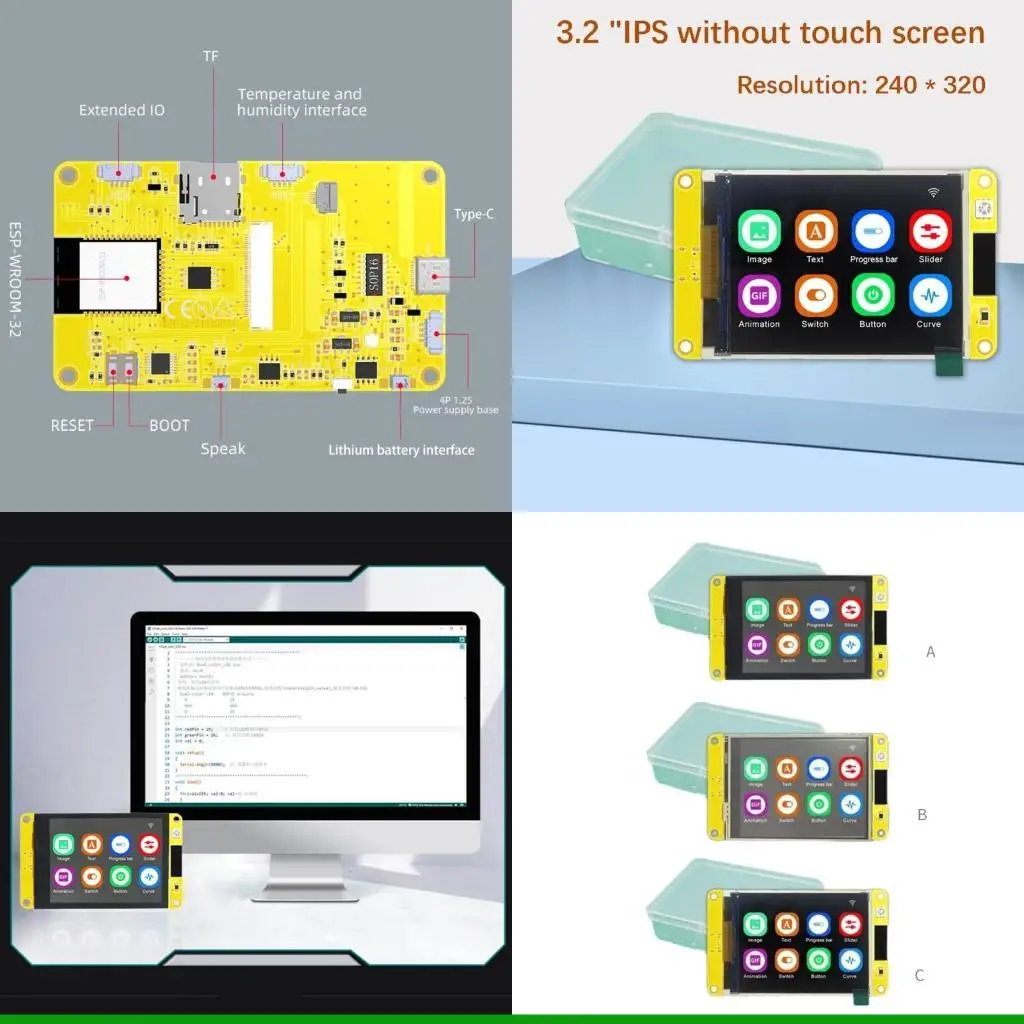 

U55C ESP32 Development Board 3.2" LCD Display Screen WIFI Modules 3.2 in IPS LCD TFT
