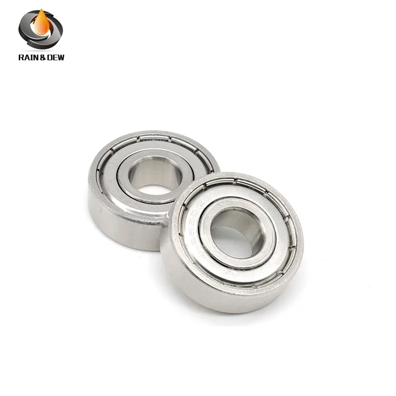 S6201ZZ High Temperature SUS304 Stainless Steel Bearing 12*32*10 mm ( 2 Pcs ) 500 Degrees Celsius Ball Bearing