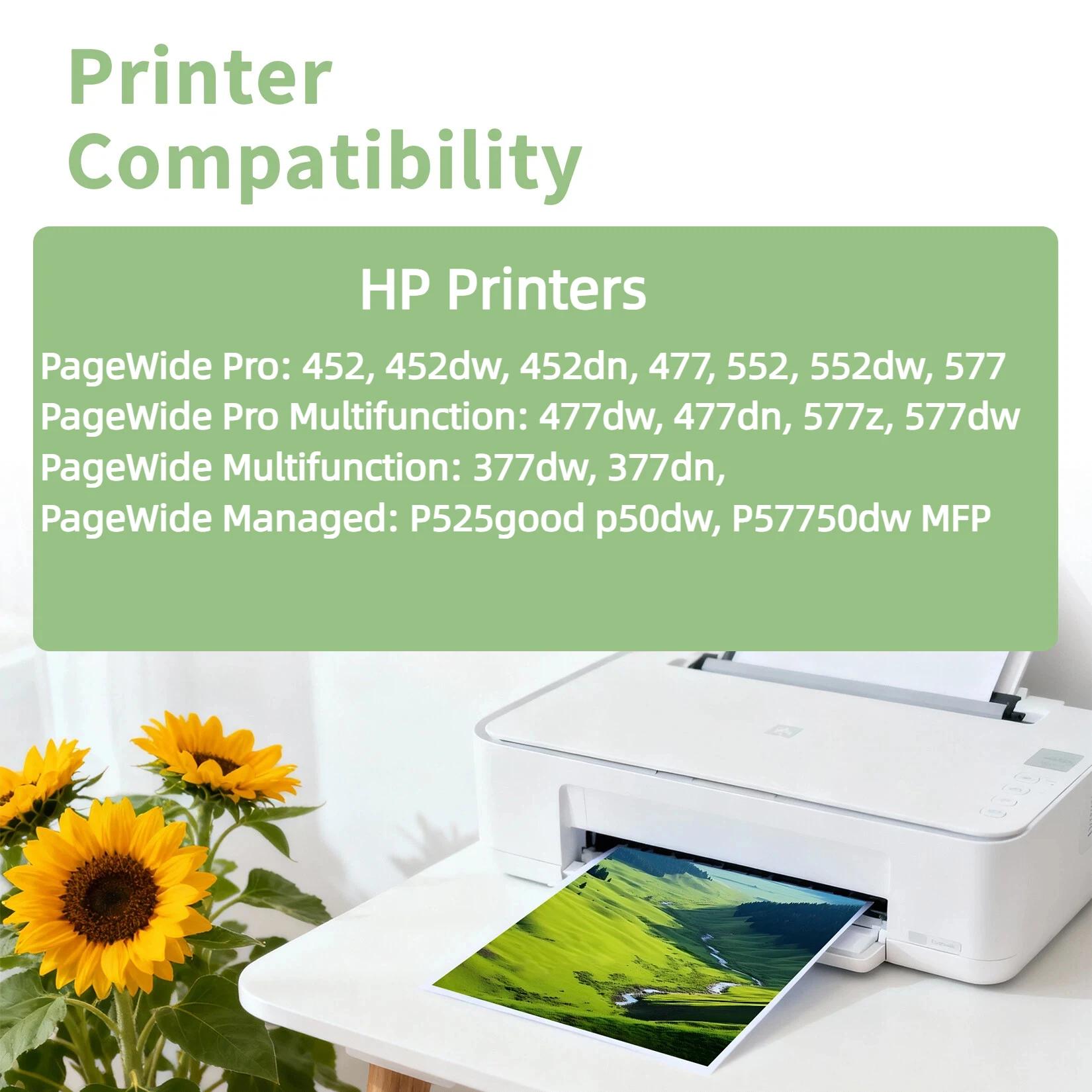 Yowell 973X Multipack Tintenpatronen Kompatibel mit HP 973X, Geeignet für HP PageWide Pro 452, 452dw, 452dn, 477, 552, 552dw – Detail 4