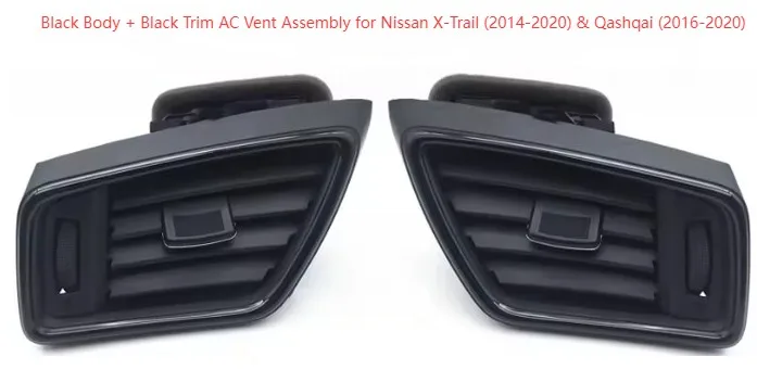 

1/2 PCS Air Vent Outlet for Nissan X-Trail 2014-2020 & Qashqai, Fresh Air Center Grille (AC Install)