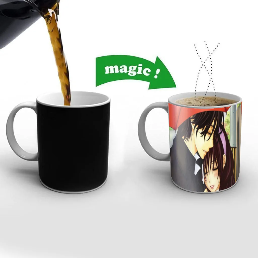 

Vampire Knight Classic Vintage Mugs Cup Changing Color Magic Mugs Heat Sensitive Tea Cup Coffee Mug Gift Mug Drop Shipping