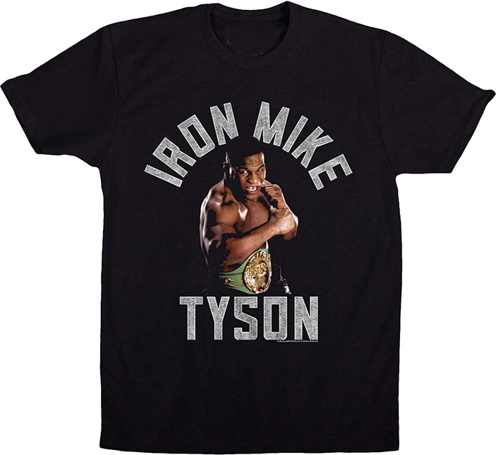 Iron Mike Tyson T-Shirt. Summer Cotton Short Sleeve O-Neck Mens T Shirt New S-3XL