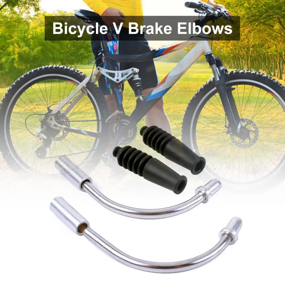 ZTTO V Brake Tube Great Bike Guide Bend Tube Pipe Stable Bicycle V Brake Elbows V Brake Noodle Boot Set for Mountain Bike