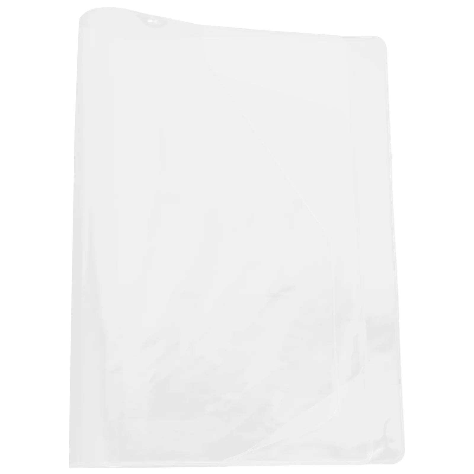 A5 Transparent PVC Book Cover Plastic Protective Sleeve for Scrapbook Students Textbook Work Planner Clear Film