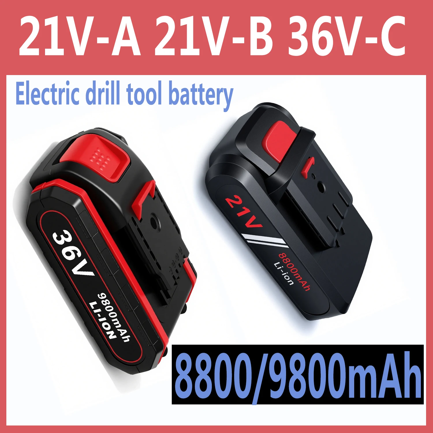 21V-36V 8800/9800mAh Li-ion battery for Power Saw,Power Tool,Garden Tool,electric drill rechargeable tool battery